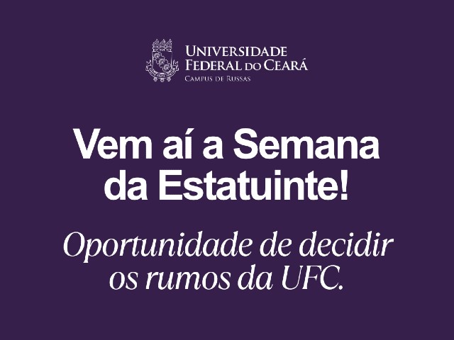 Prepare-se para a Semana da Estatuinte!