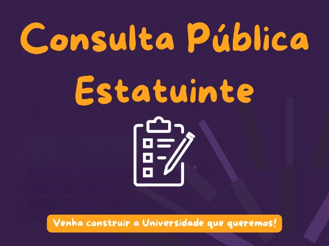 Construa conosco a universidade que queremos.